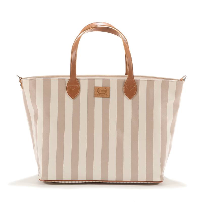 Borsa Feeria STRIPES BEIGE - L_Immagine principale