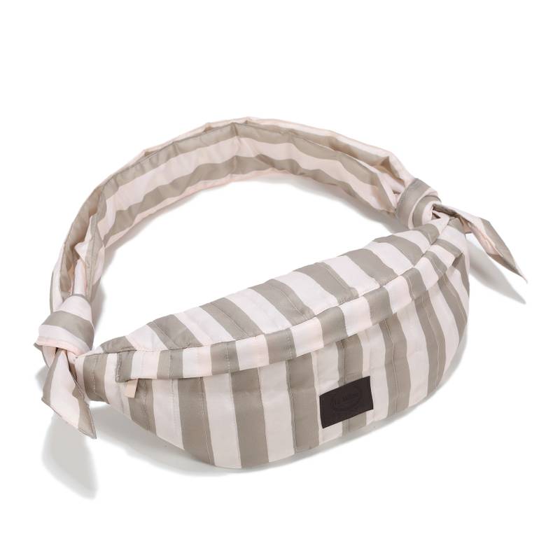 Nylon fanny pack STRIPES BEIGE_Main image