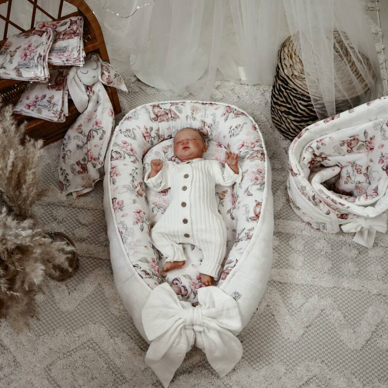 Babynest |Premium Ultra Soft Musselin |3er Set|Magic Forest 25959 Babynest |Premium Ultra Soft Musselin |3er Set|Magic Forest Hauptbild