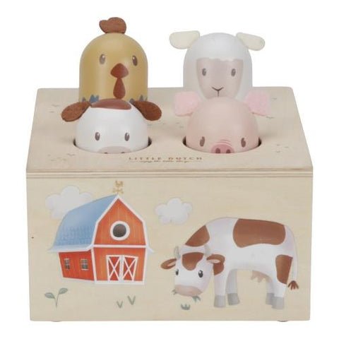 Piccolo giocattolo pop-up olandese, piccola fattoria, certificato FSC, immagine principale