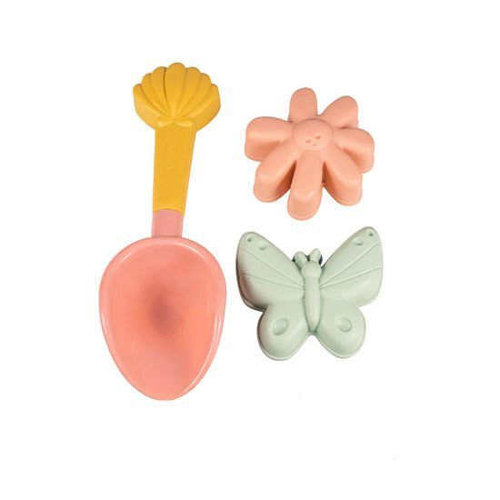 Set da spiaggia Little Dutch, 3 pezzi, Fiori e Farfalle - Immagine principale