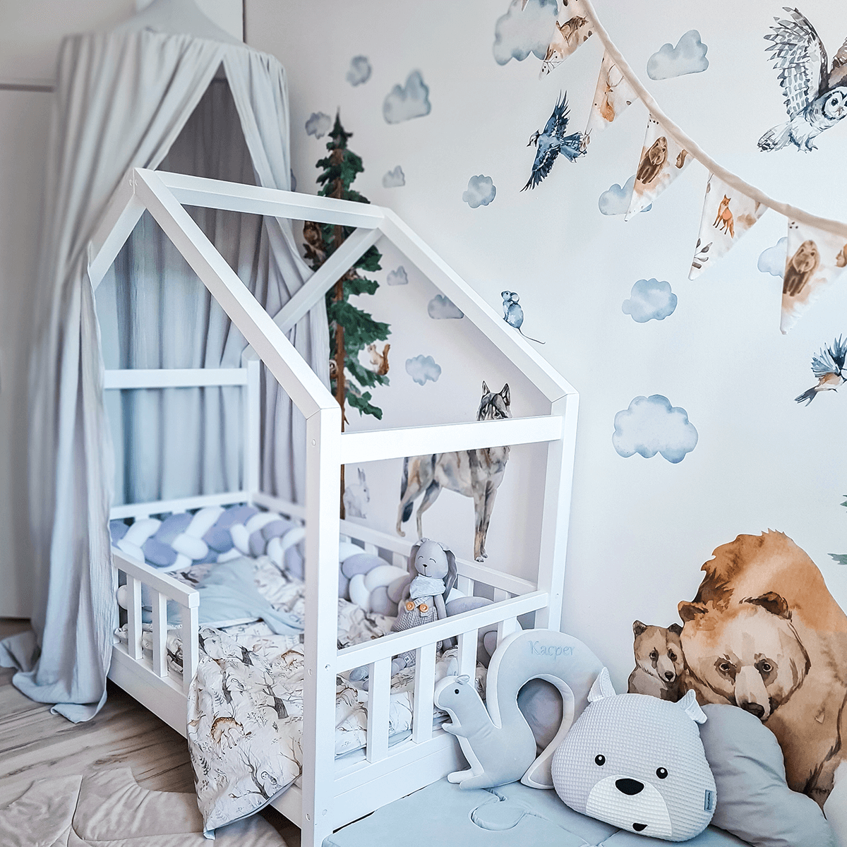 Canopy Muslin Grey Main Image