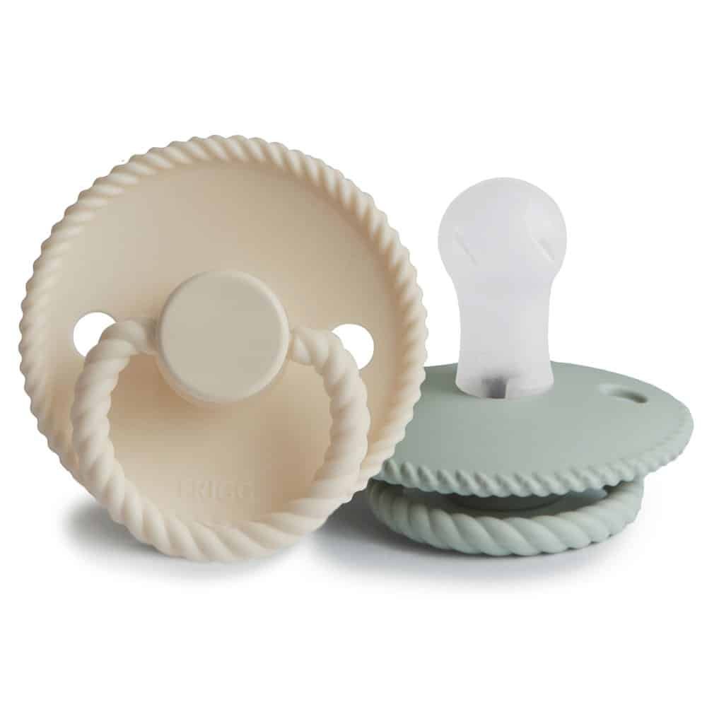 FRIGG - 2Pack Schnuller Cream-Sage - 0-6M Hauptbild