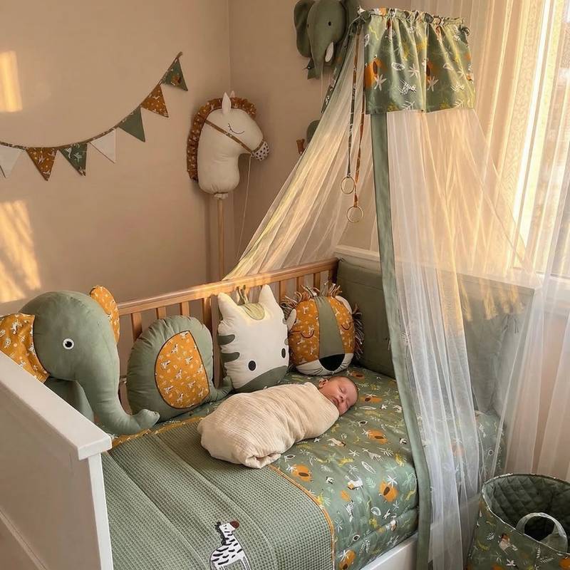 Bettwäsche Komplett 7er Set|Premium Baumwolle| TOG 2.5 | 0-5 Jahre|Kenya Hauptbild