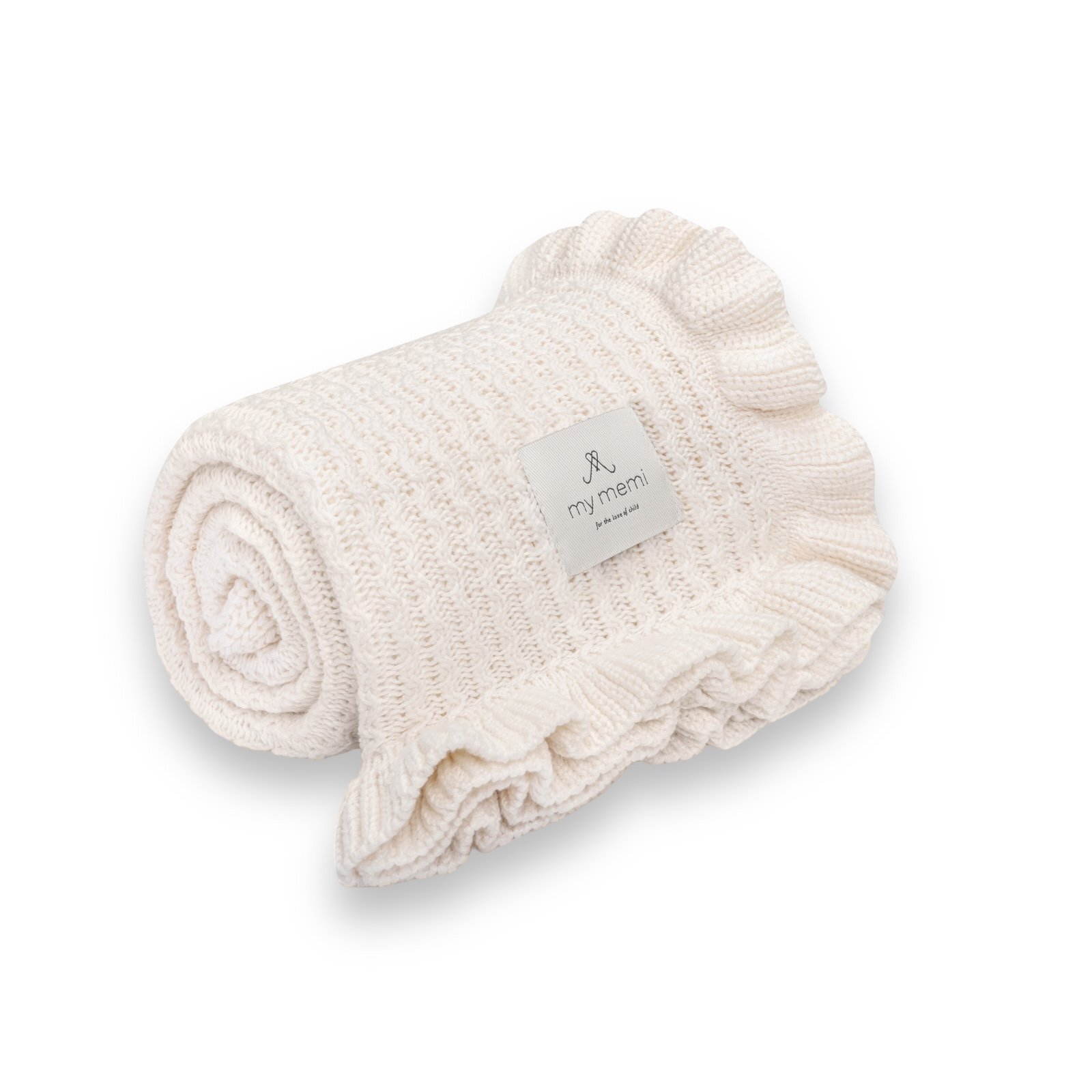 MY MEMI | Bambus Decke Frill | Cream Hauptbild