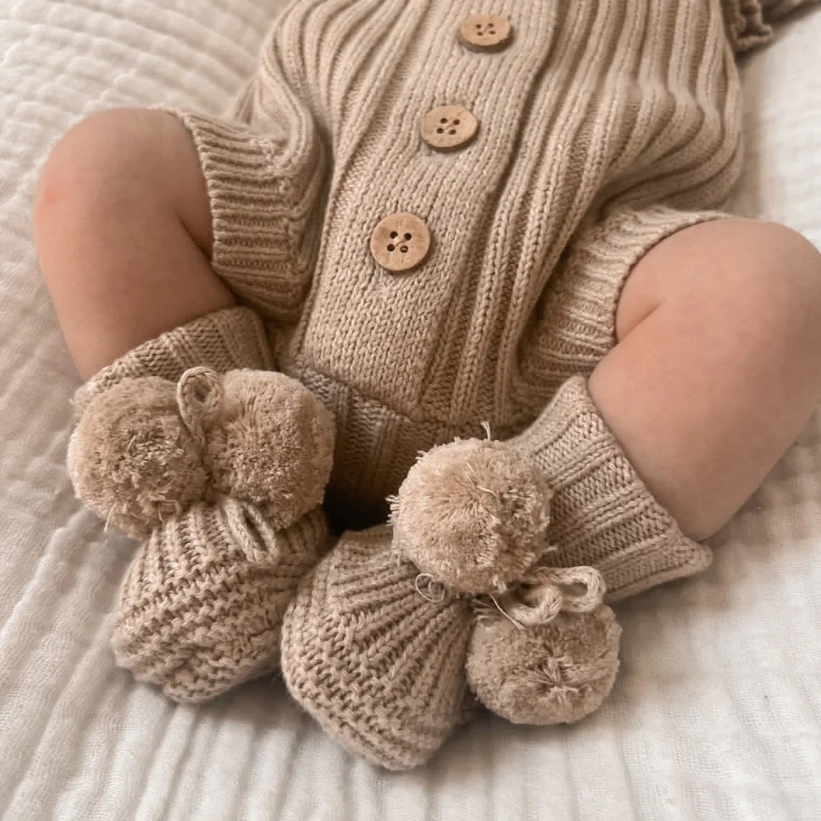 Ribbed Booties| Oak Hauptbild