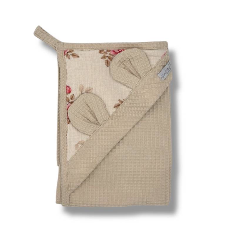 Photoroom_20250918_151158 Badtuch mit Kapuze | Waffel| Fall Roses Hauptbild