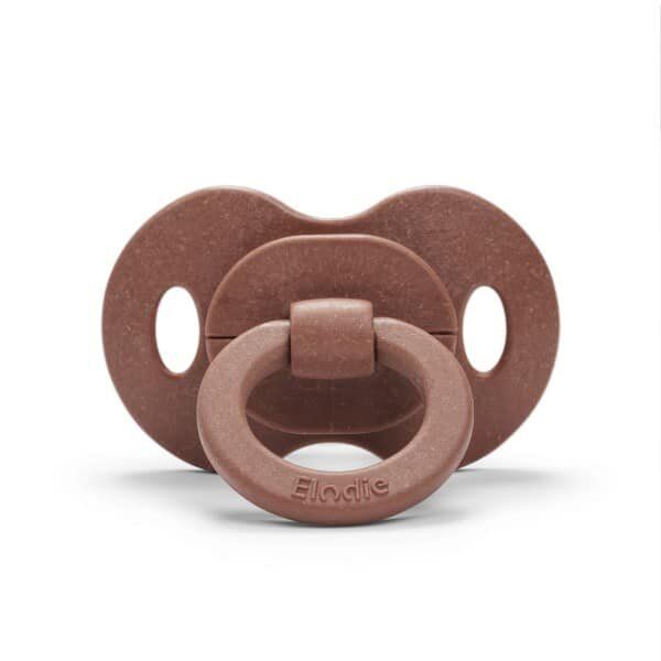 Elodie Bamboo Pacifier 3+ Months Burned Clay Main Image