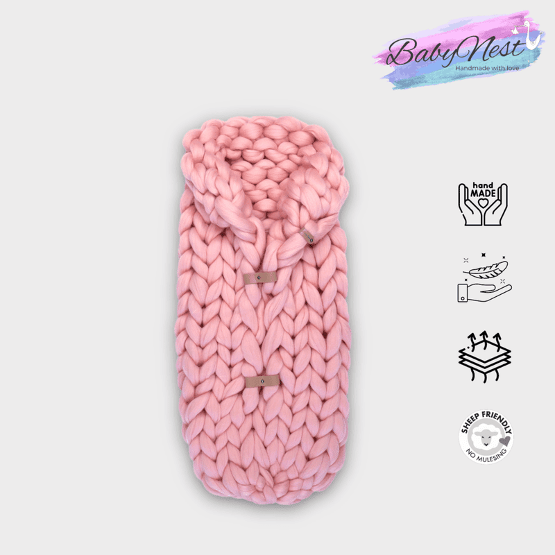 Fusssack Frontöffnung Baby Pink Hauptbild