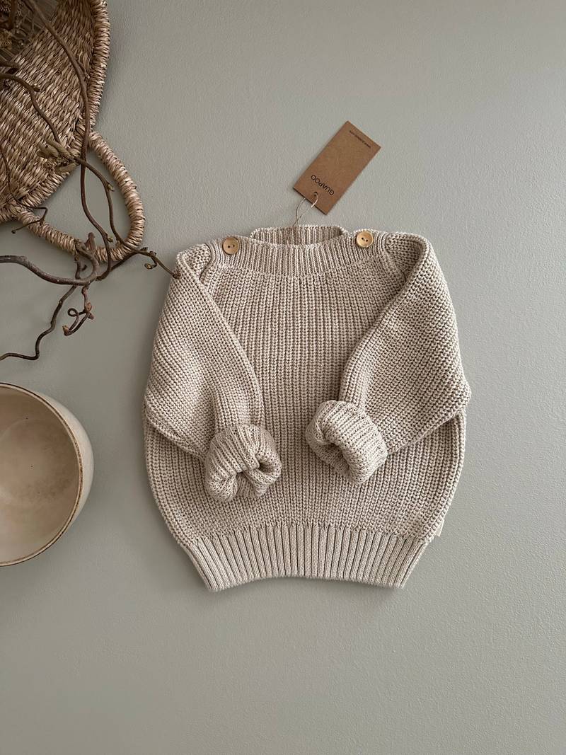 Chunky Sweater | Cream Main Image