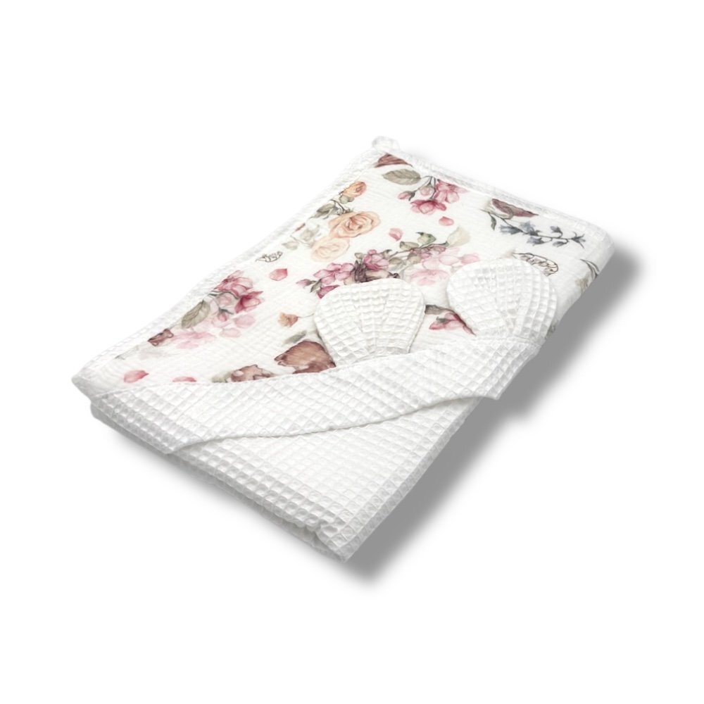 Serviette de bain à capuche | Gaufre | Image principale de Magic Forest