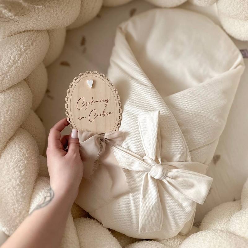 Einschlagdecke Velvet Cream – Bild 1
