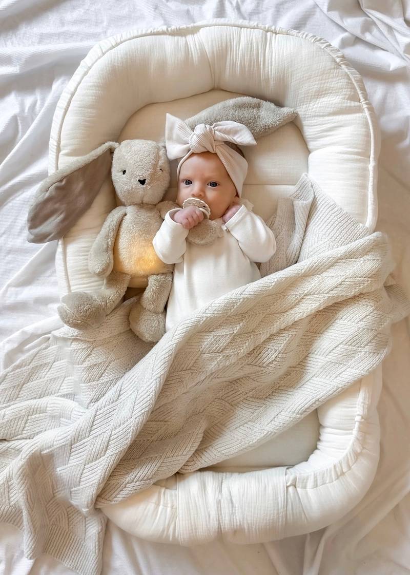 Babynest Musselin Cream – Bild 1
