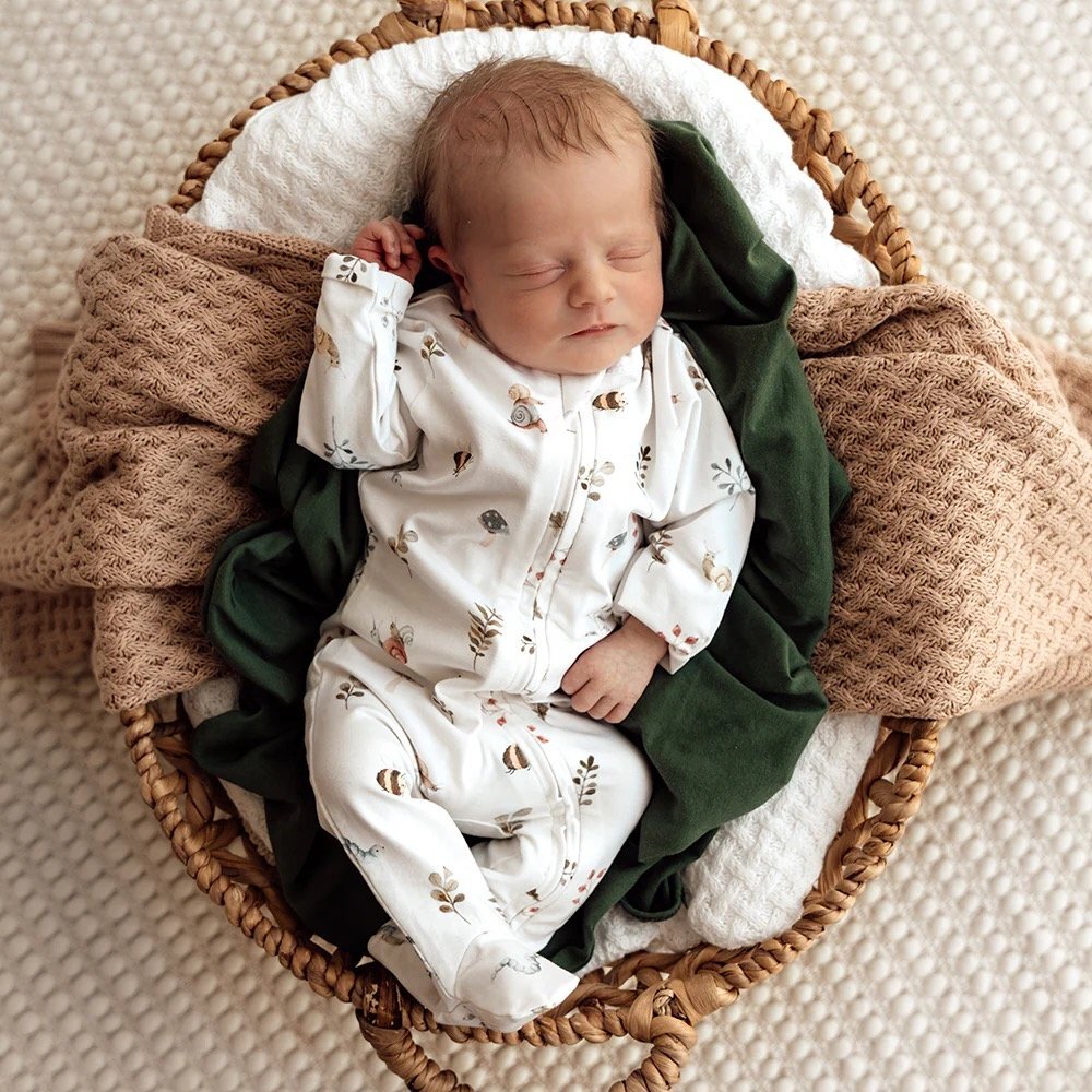 Garden Friends Organic Snuggle Sleepsuit Zip Footie Hauptbild