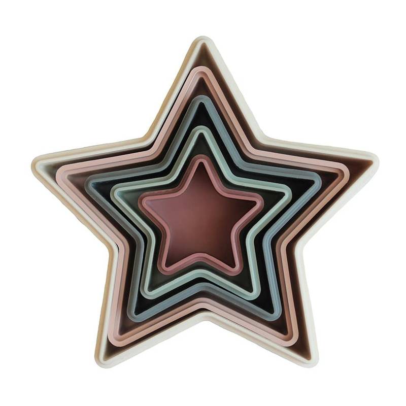 Mushie Nesting Star Stacking Game Main Image