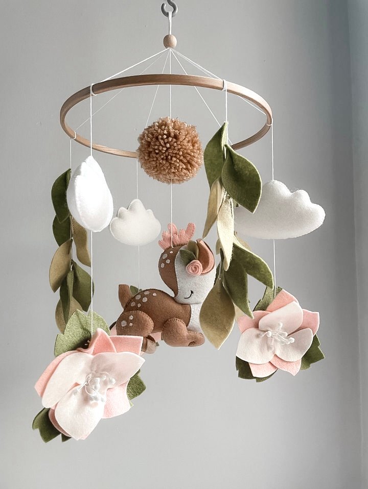 Babymobile Bambi Handgemacht Hauptbild