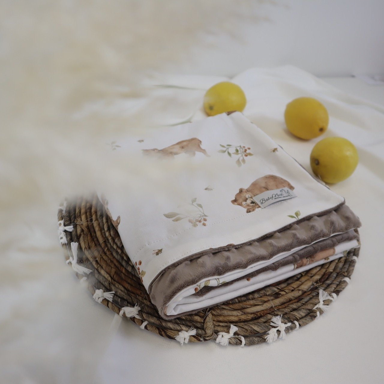 Kuscheldecke Minky Happy Bears