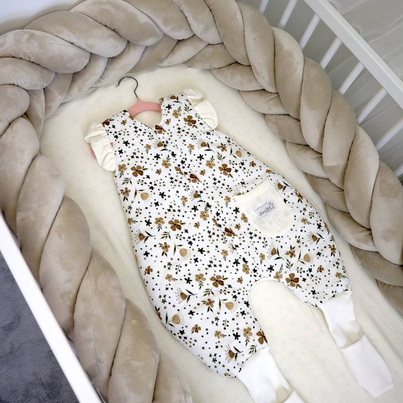 Babyschlafsack-Overall | Premium Musselin | Bouquet|6-12M Hauptbild