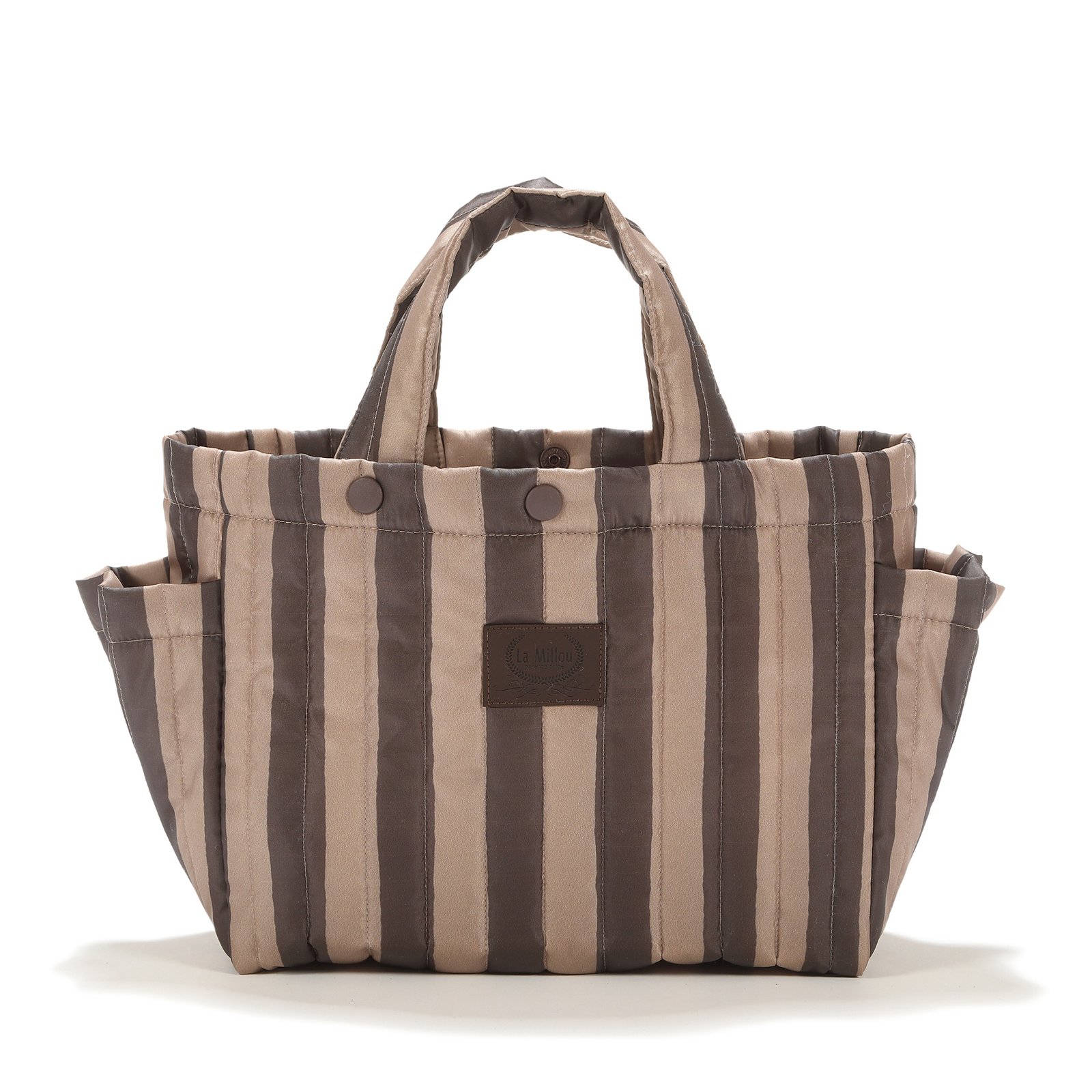 image_1920_OL4Oj.jpeg Stroller organizer Nylon STRIPES BROWN_Main image