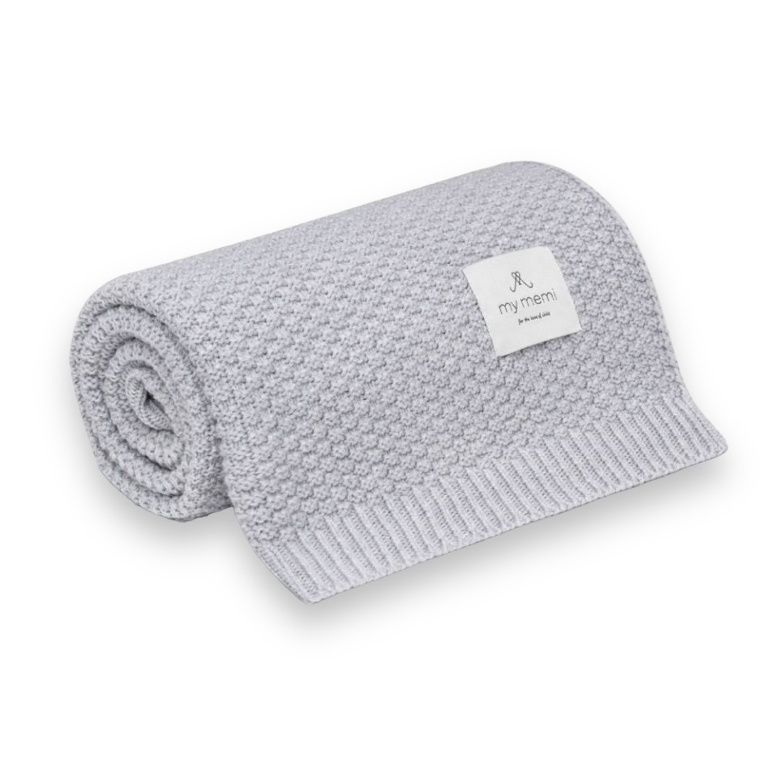 MY MEMI | Couverture en mérinos premium | Image principale grise