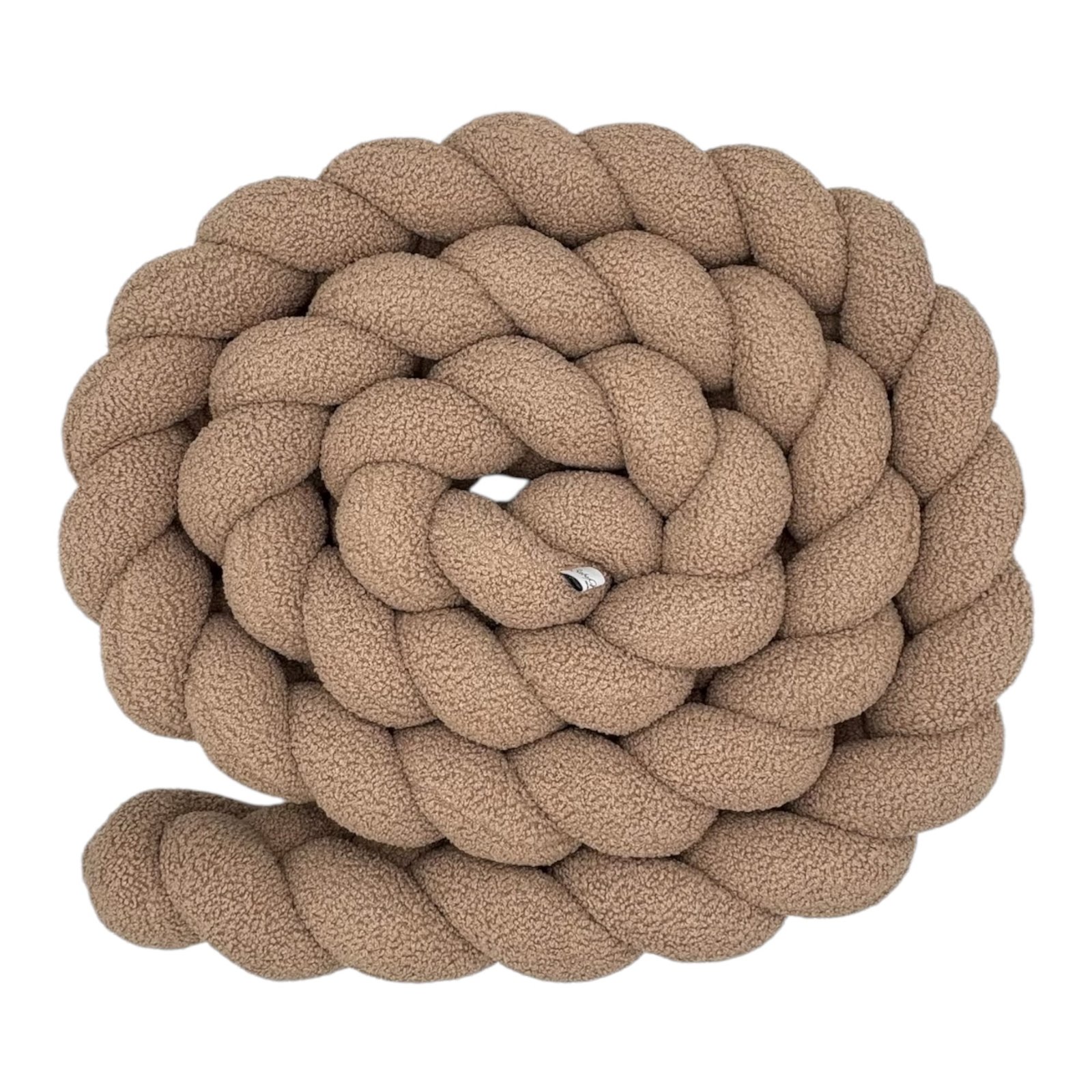 Serpent de lit Boucle Biscuit Bettschlange Boucle – Geflochten |410 cm|Biscuit – Image 1