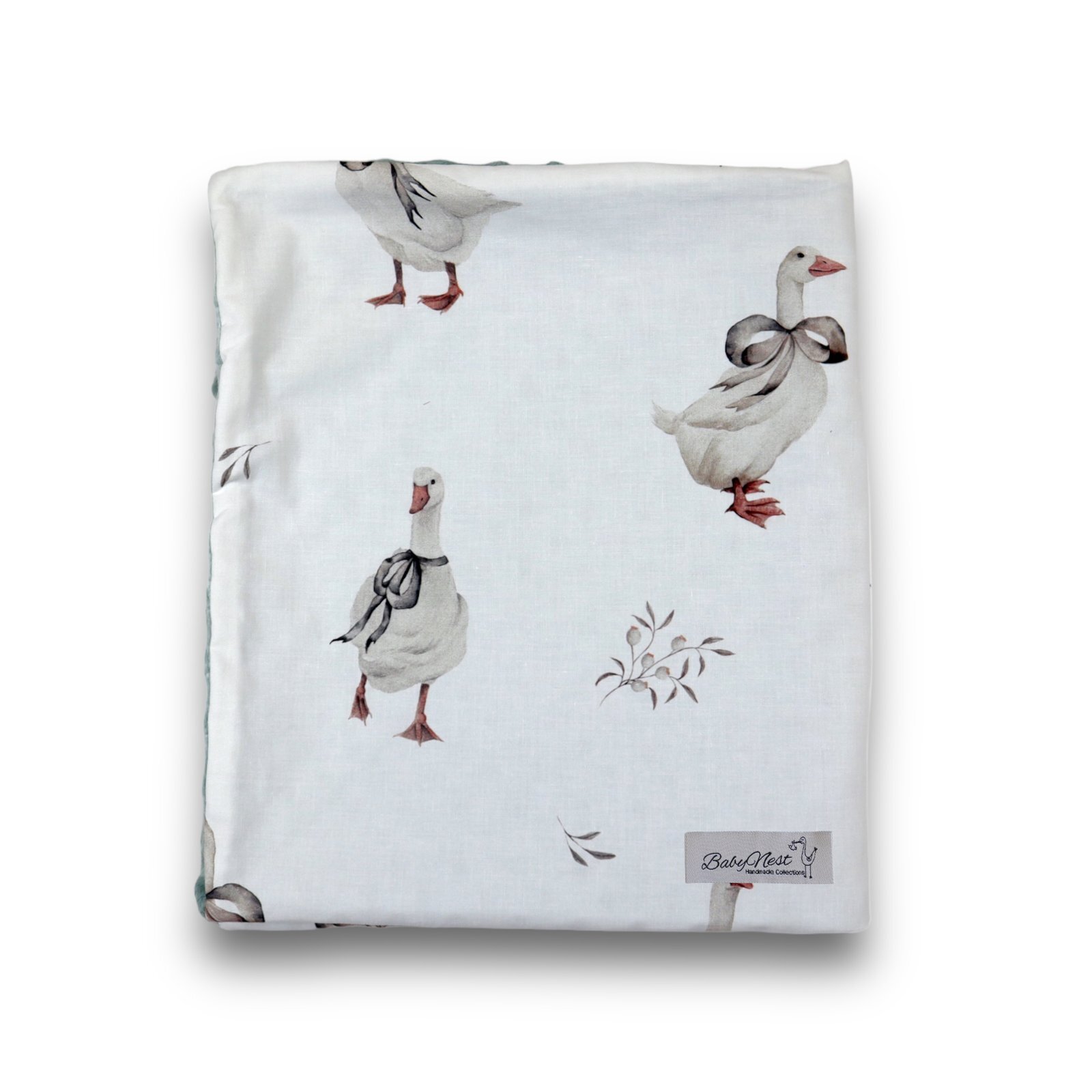 Premium Minky Family Goose cuddly blanket (main image)