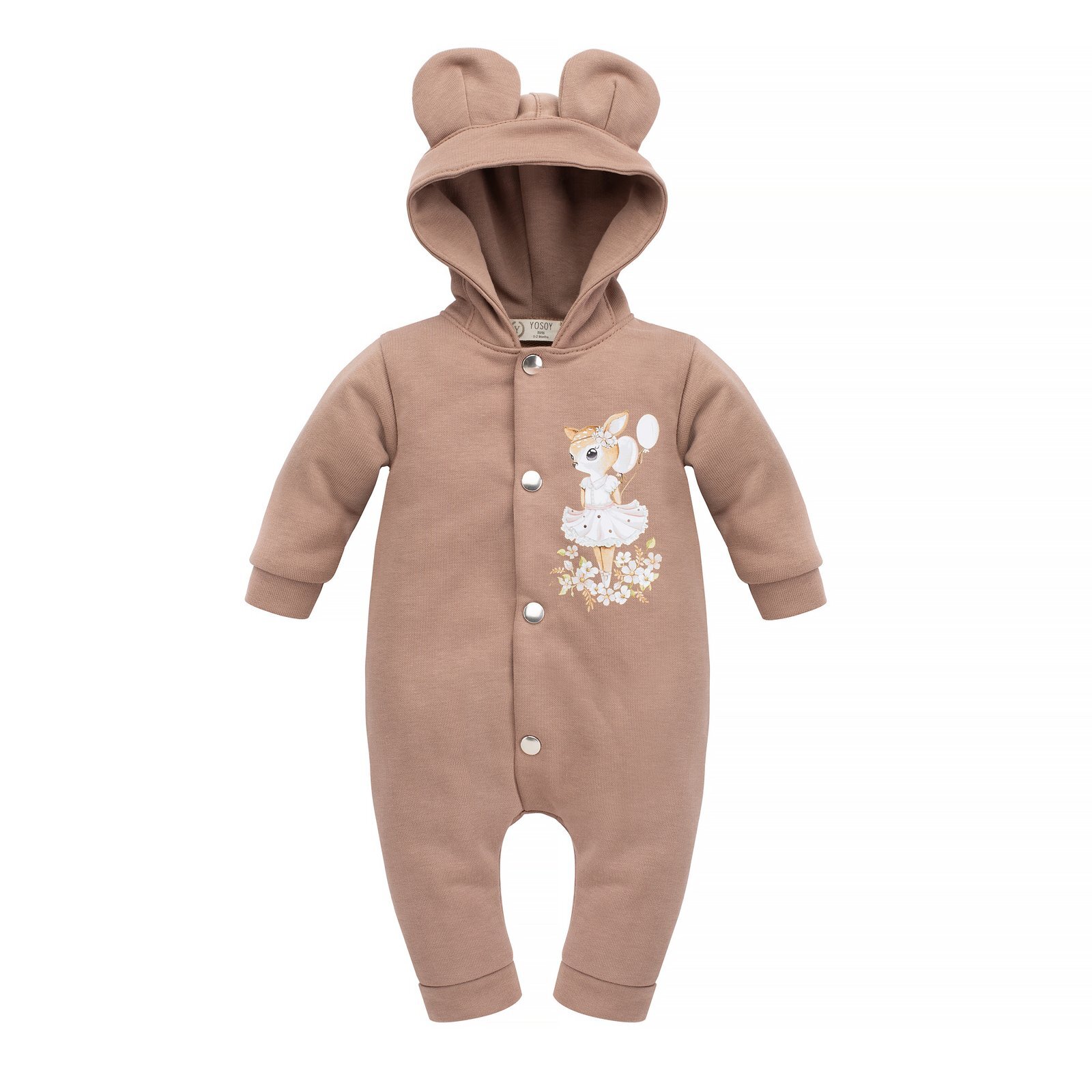 Jumpsuit | Premium GOTS Cotton | Chocolate Main Image