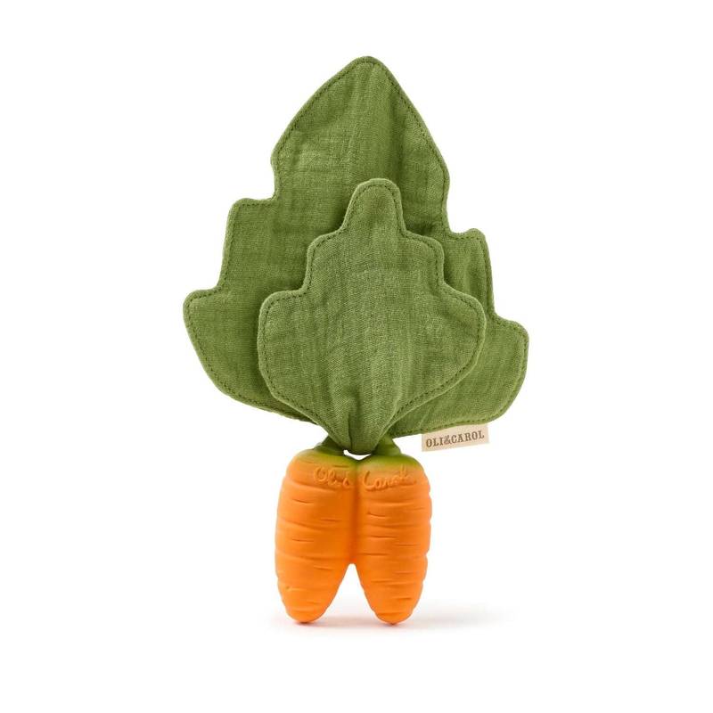 Oli&Carol | Teething ring Mini Doudou Cathy Carrot Main image