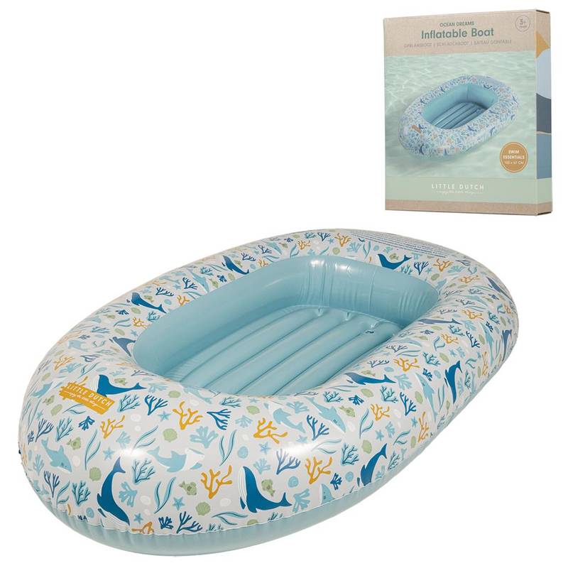 Little Dutch Boot Ocean Dreams Blau 100 x 67 cm Hauptbild