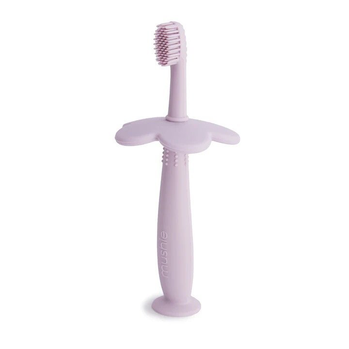Mushie Training Toothbrush Soft Lilac Main Image