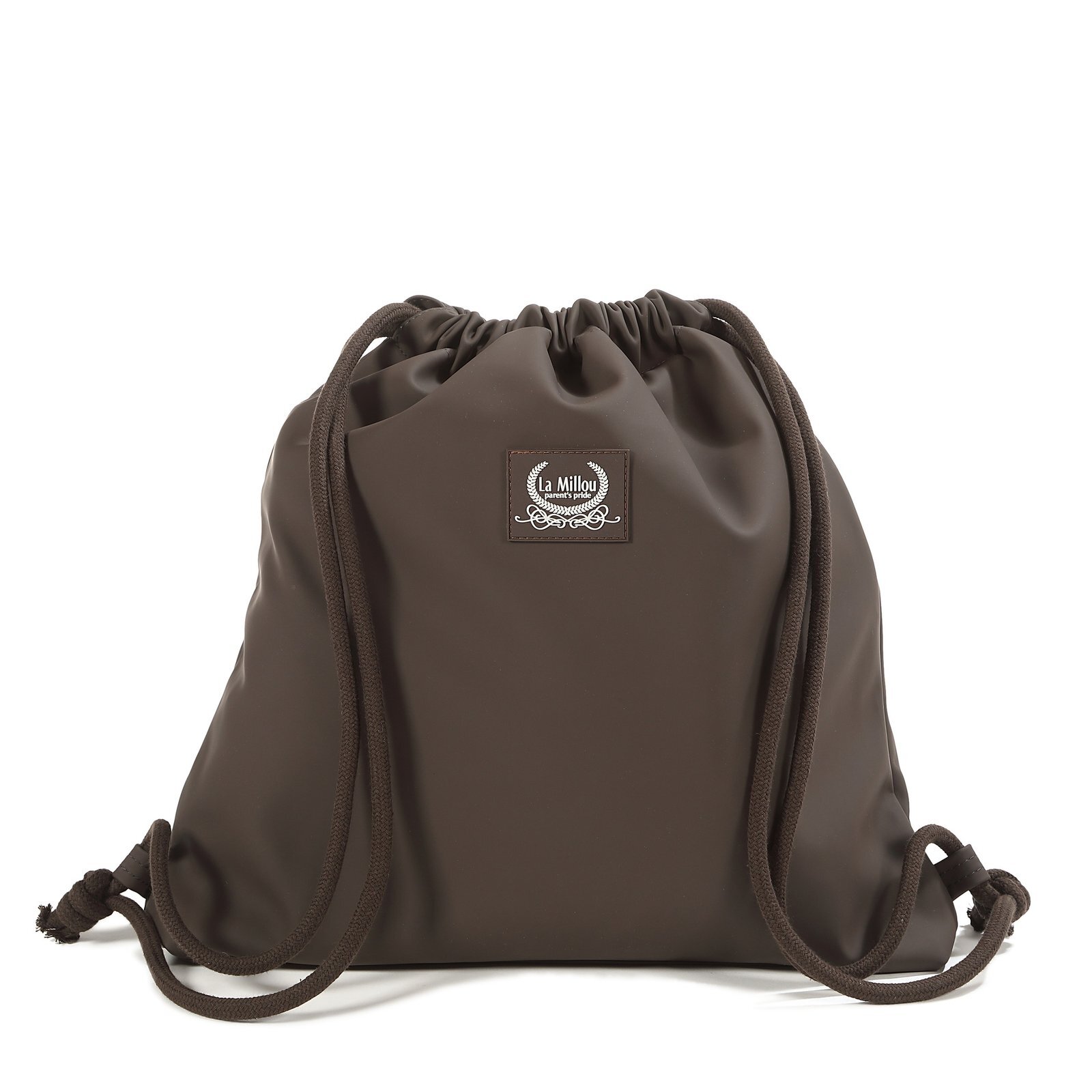 Rucksack gummisack BROWN_Hauptbild